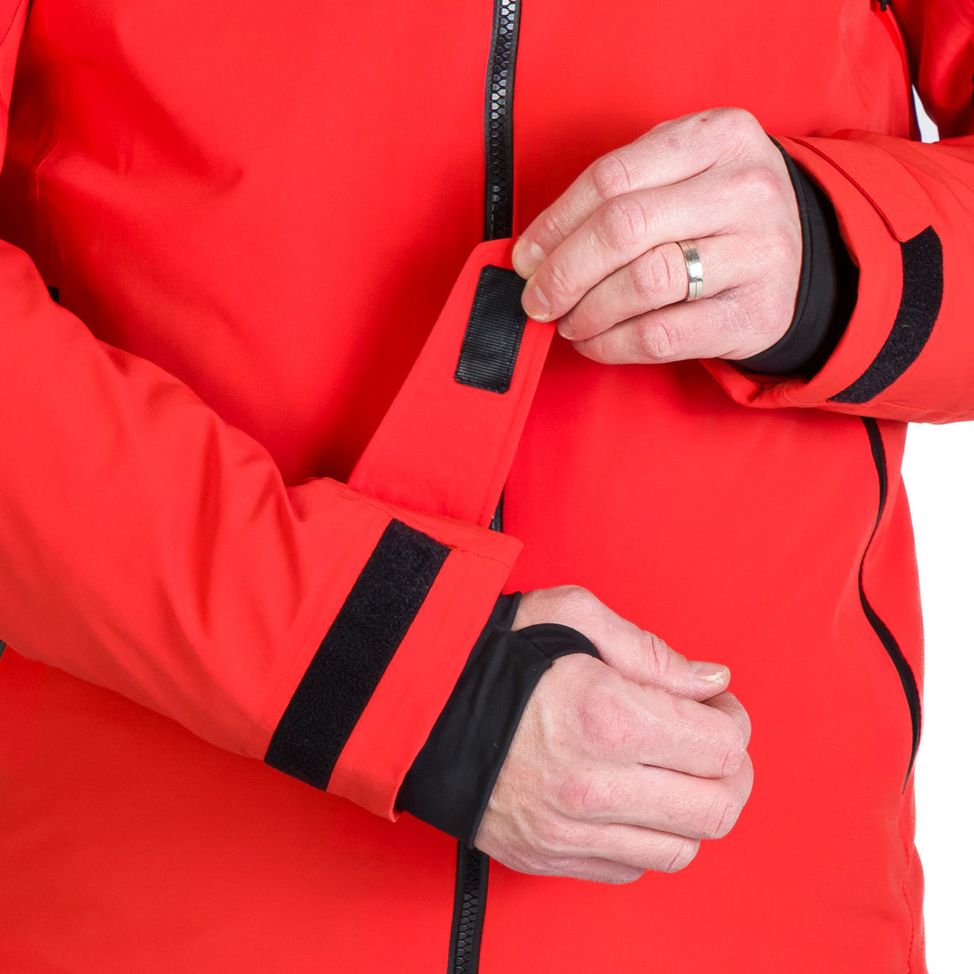 BU-5257SNW men's ski technical jacket fully featured VALERIO