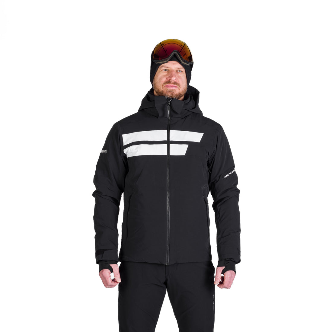 BU-5257SNW men's ski technical jacket fully featured VALERIO
