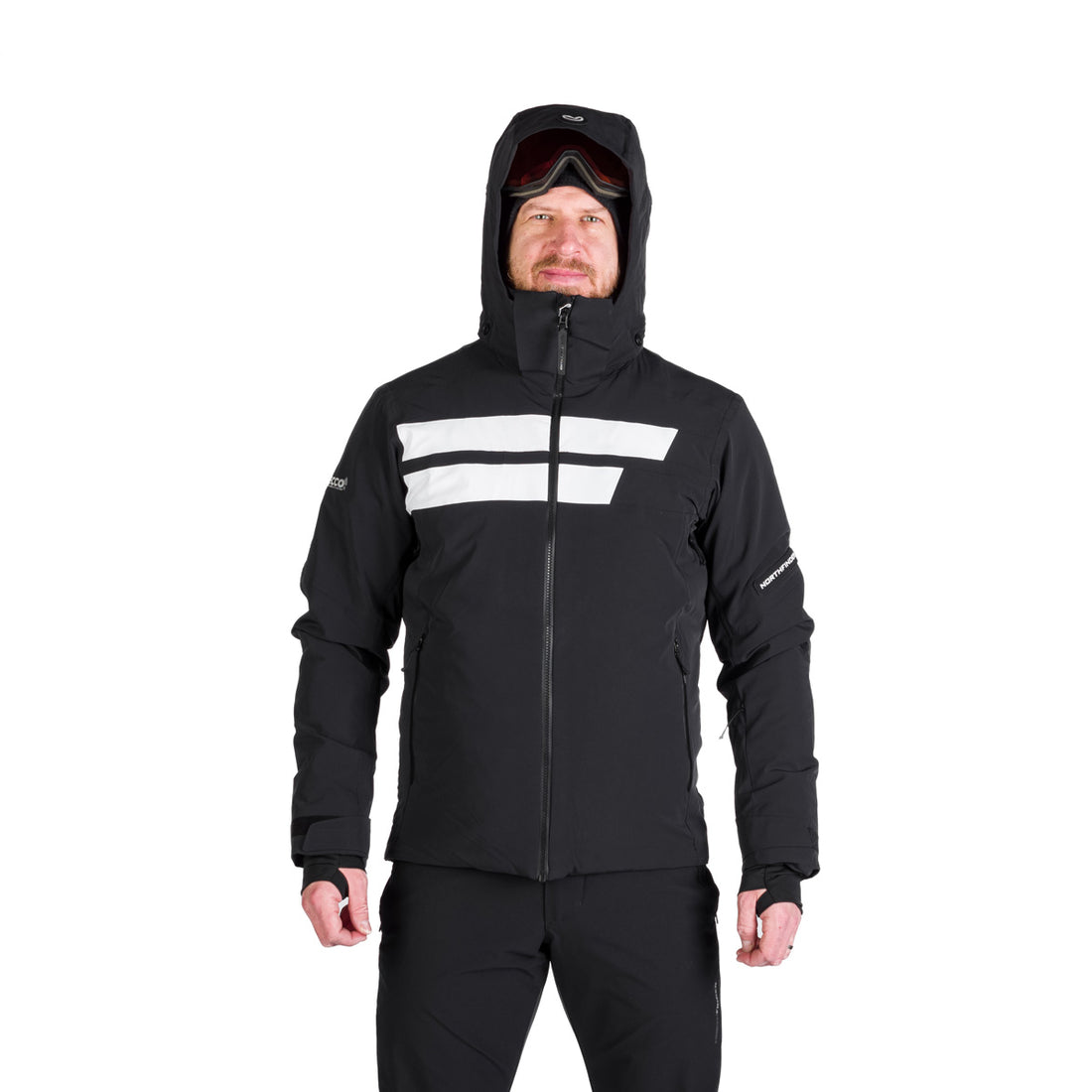 BU-5257SNW men's ski technical jacket fully featured VALERIO