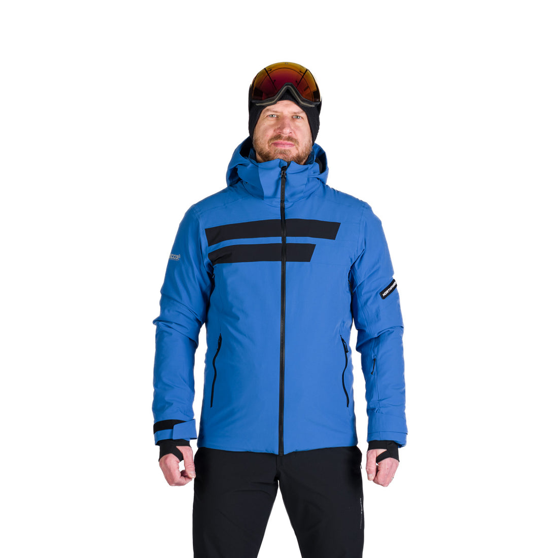 BU-5257SNW men's ski technical jacket fully featured VALERIO