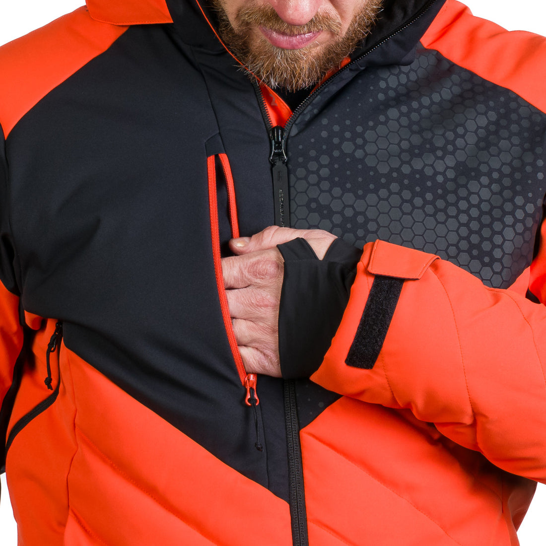 BU-5259SNW men's ski insulated comfort jacket ZENO