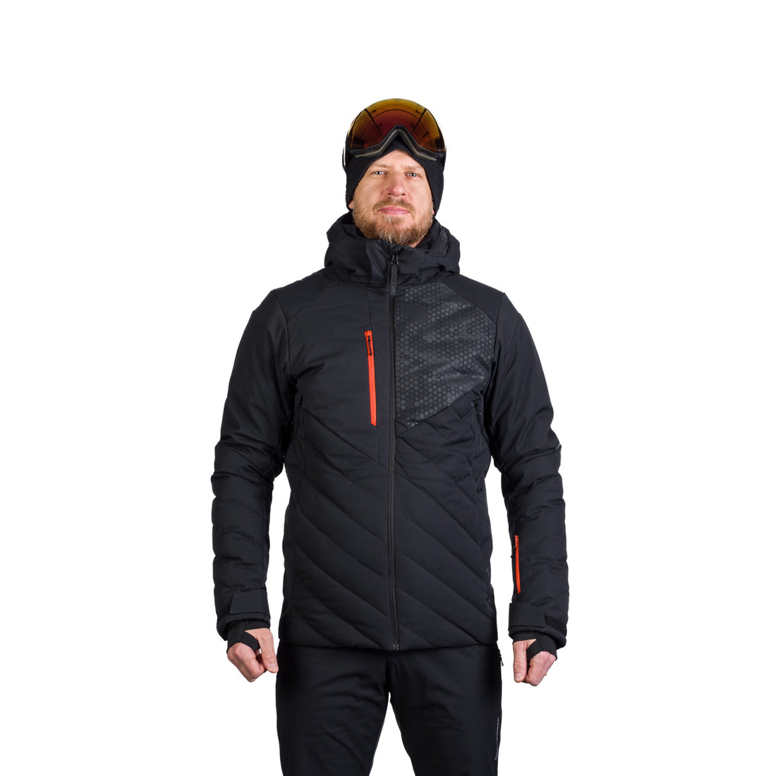 BU-5259SNW men's ski insulated comfort jacket ZENO