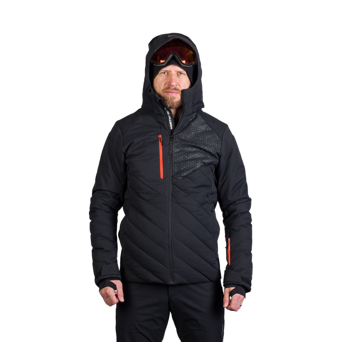 BU-5259SNW men's ski insulated comfort jacket ZENO