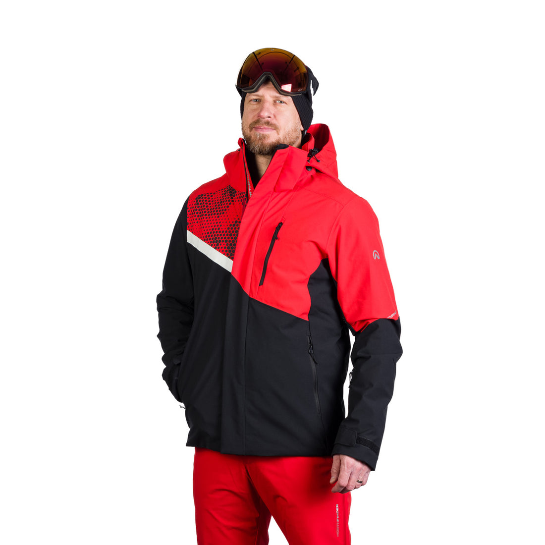 BU-5260SNW men's ski insulated trendy jacket WASH