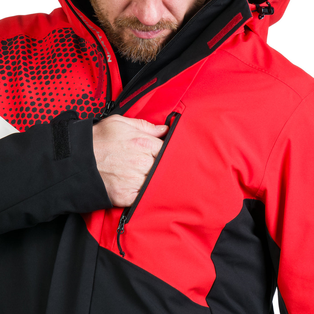 BU-5260SNW men's ski insulated trendy jacket WASH