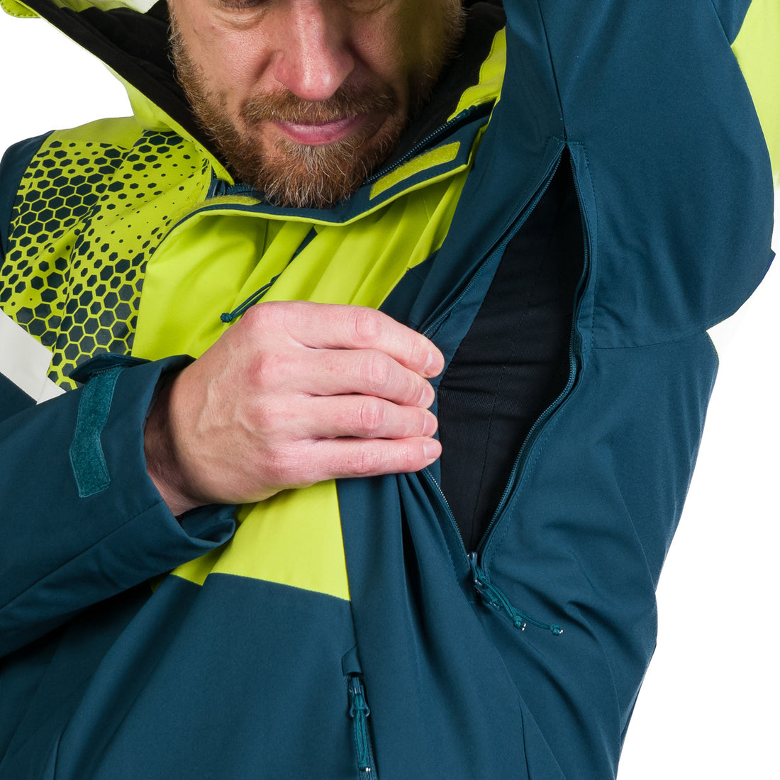 BU-5260SNW men's ski insulated trendy jacket WASH