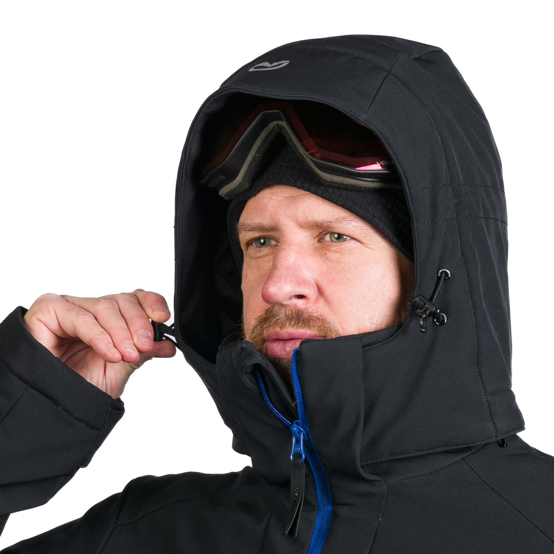 BU-5263SNW men's ski softshell insulated jacket ALPHONSE
