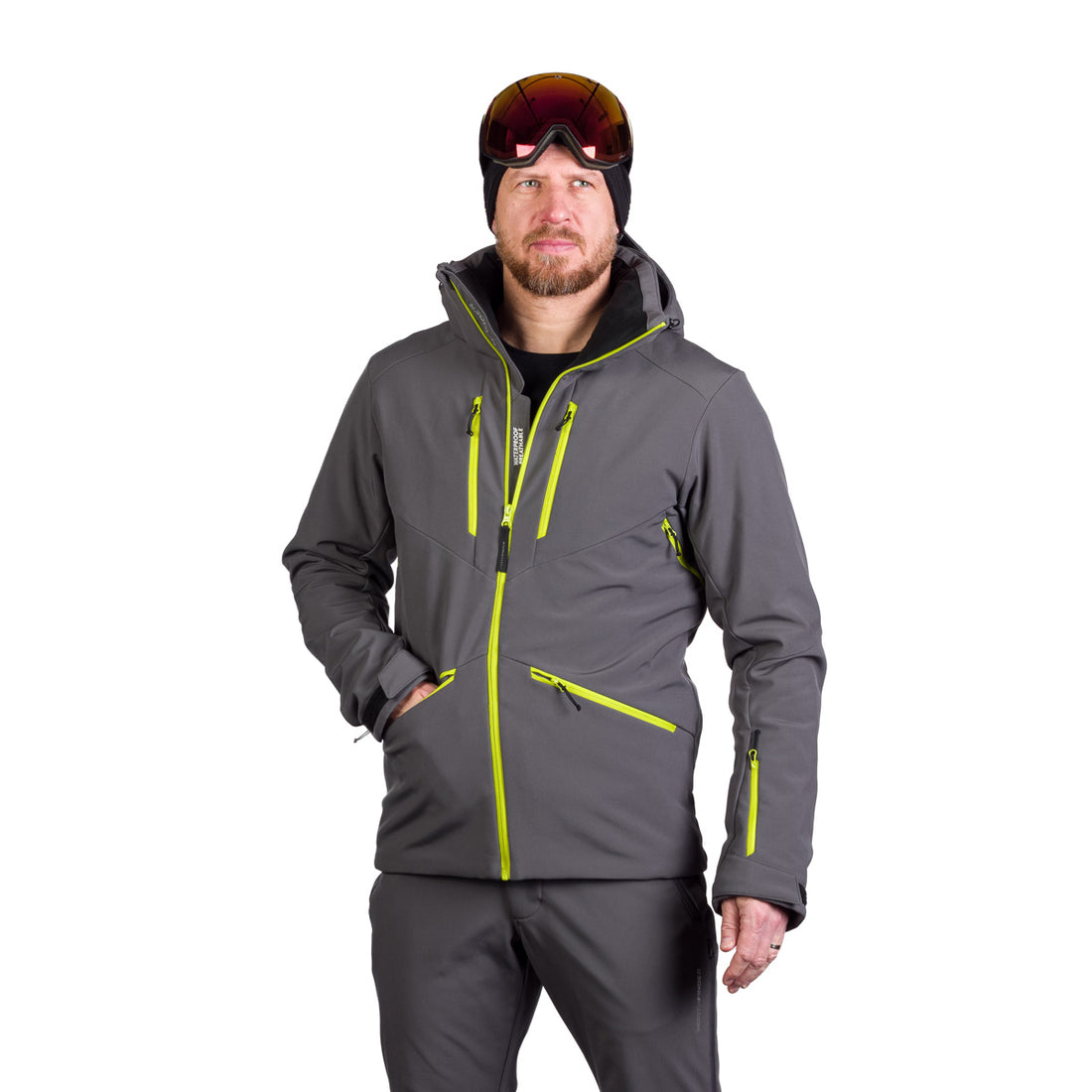 BU-5263SNW men's ski softshell insulated jacket ALPHONSE