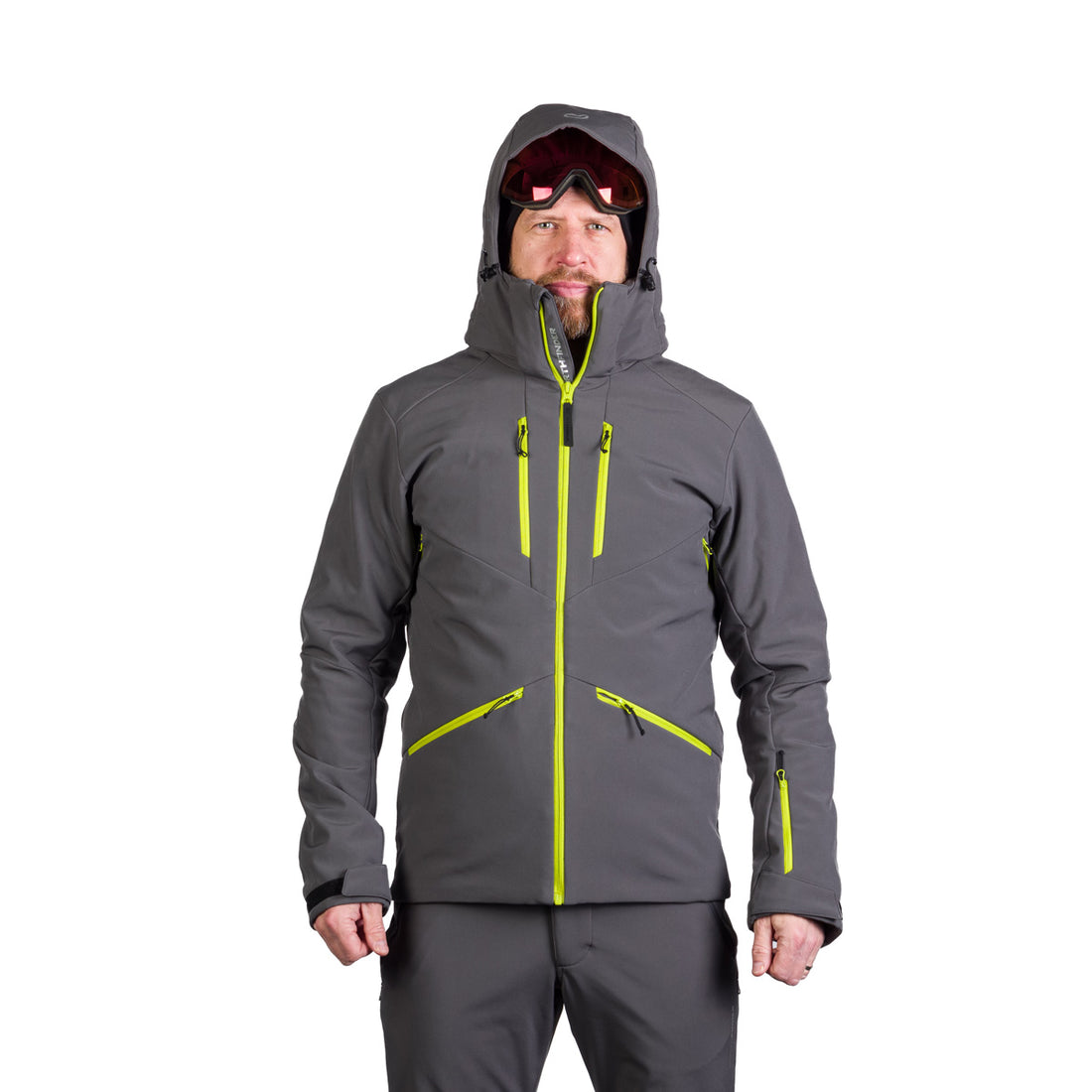 BU-5263SNW men's ski softshell insulated jacket ALPHONSE