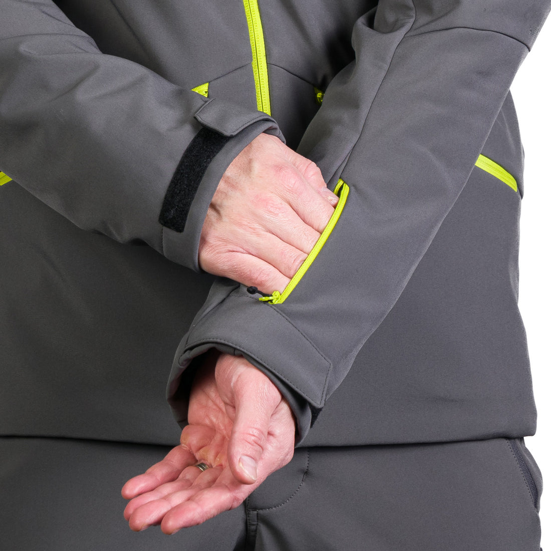 BU-5263SNW men's ski softshell insulated jacket ALPHONSE