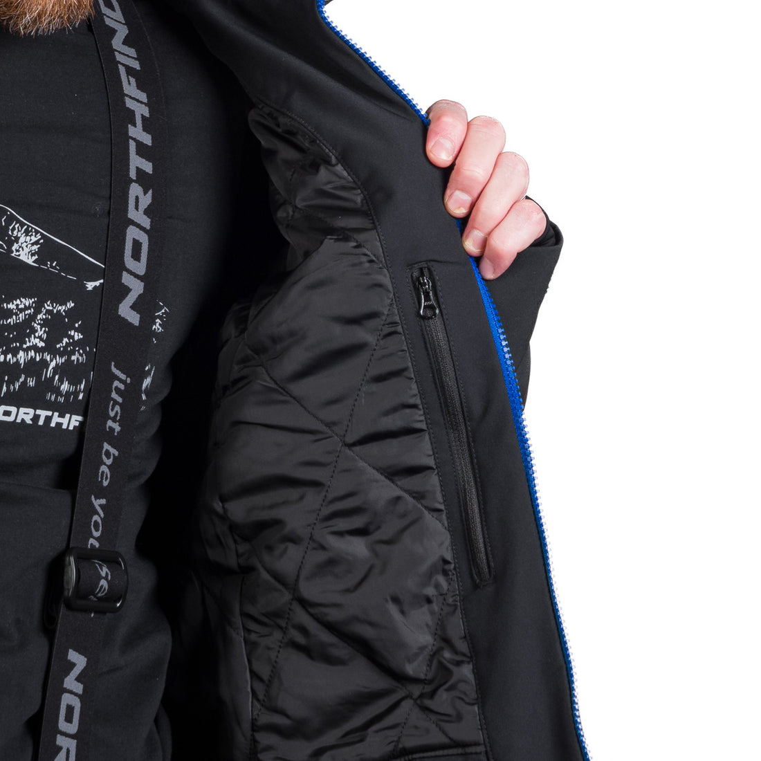 BU-5264SNW men's ski softshell insulated jacket UGO