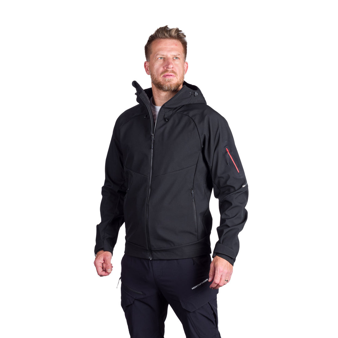 BU-5296OR men's outdoor hoody mountain softshell 3L jacket BRIO
