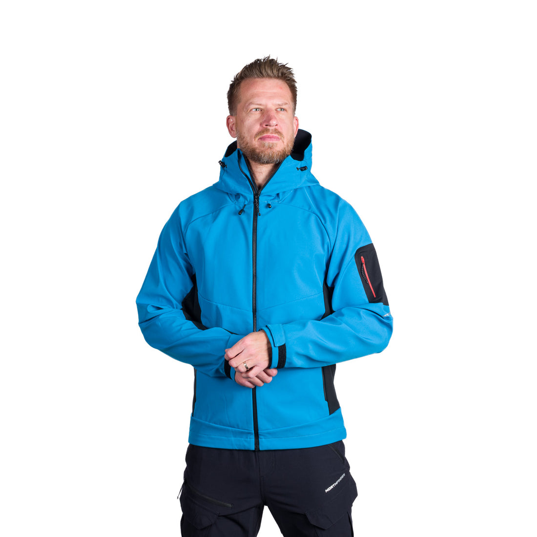 BU-5296OR men's outdoor hoody mountain softshell 3L jacket BRIO