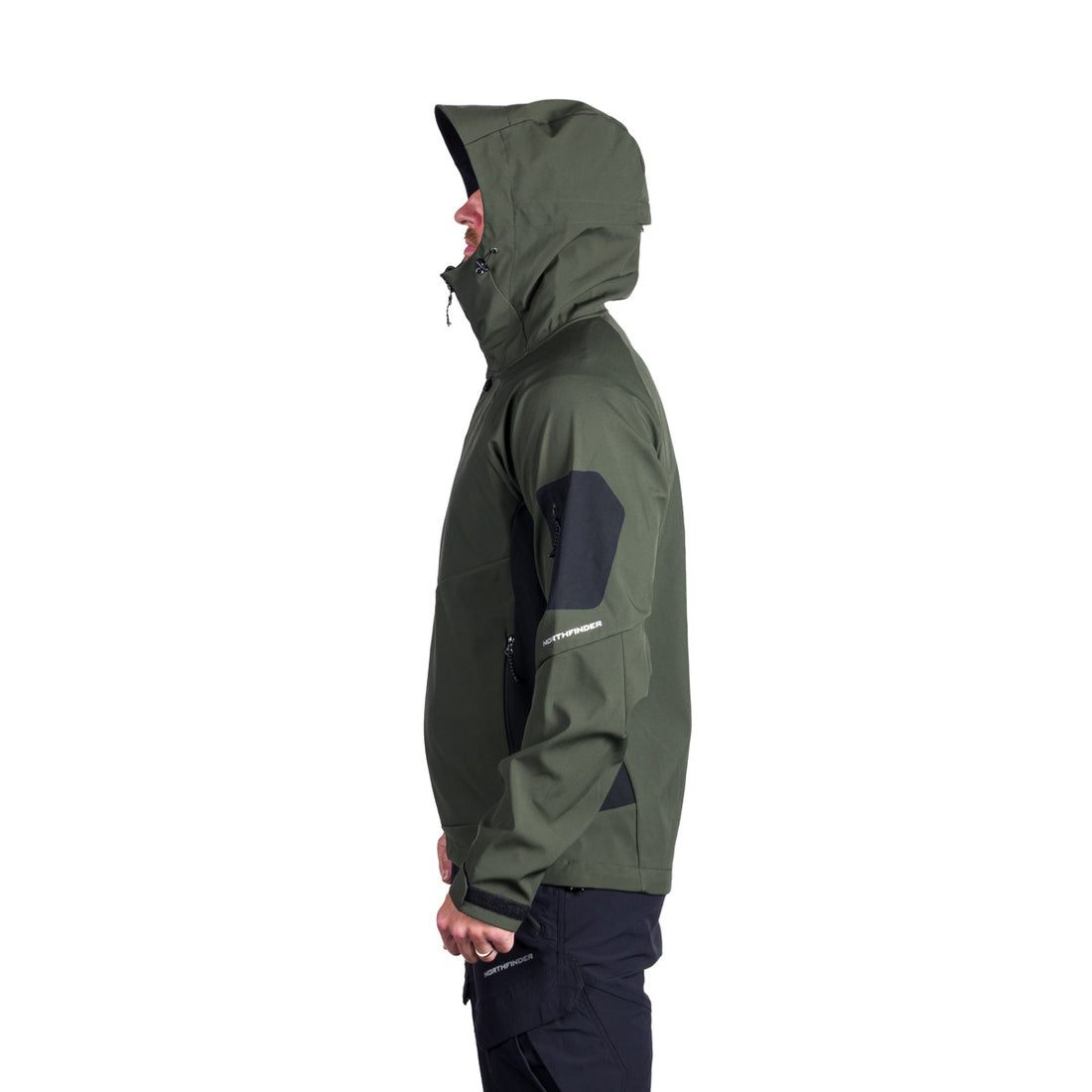 BU-5296OR men's outdoor hoody mountain softshell 3L jacket BRIO