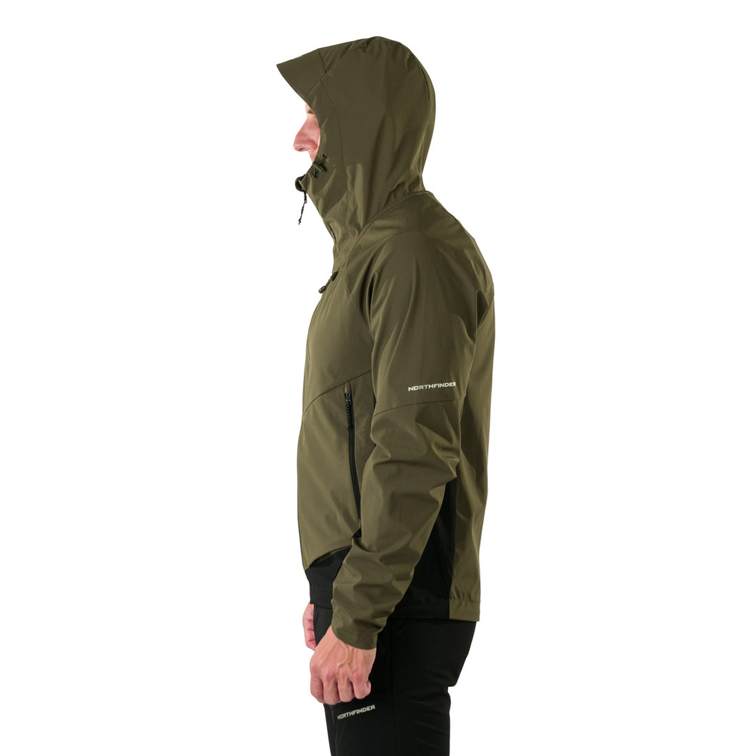 BU-5297OR men's trekking hybrid softshell active jacket CIRO