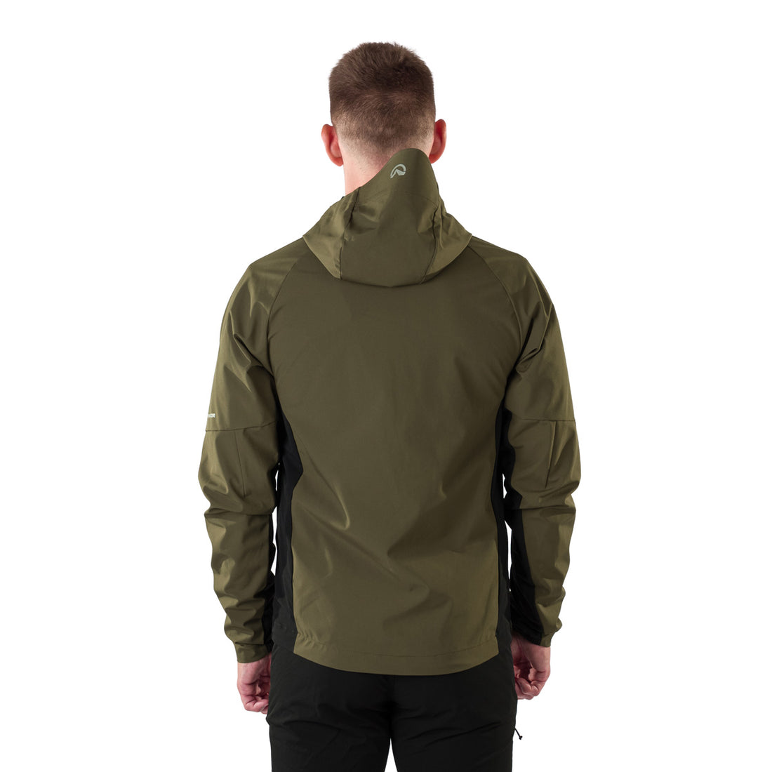 BU-5297OR men's trekking hybrid softshell active jacket CIRO