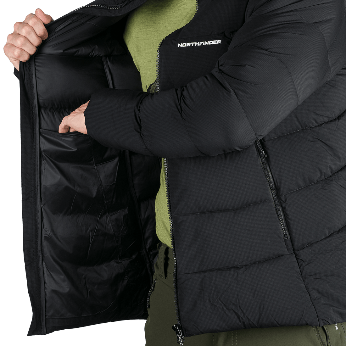 BU-5333OR men's outdoor insulated 2L jacket BRONSILAW