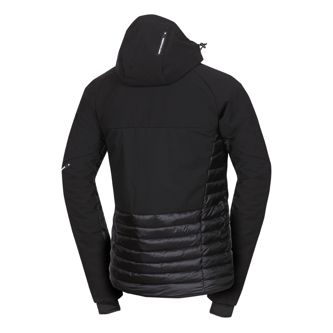 BU-5334OR men's outdoor hoody softshell hybrid jacket EMERYK