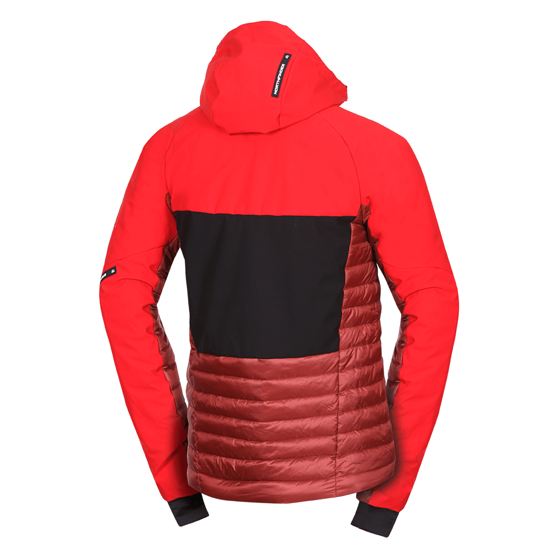 BU-5334OR men's outdoor hoody softshell hybrid jacket EMERYK