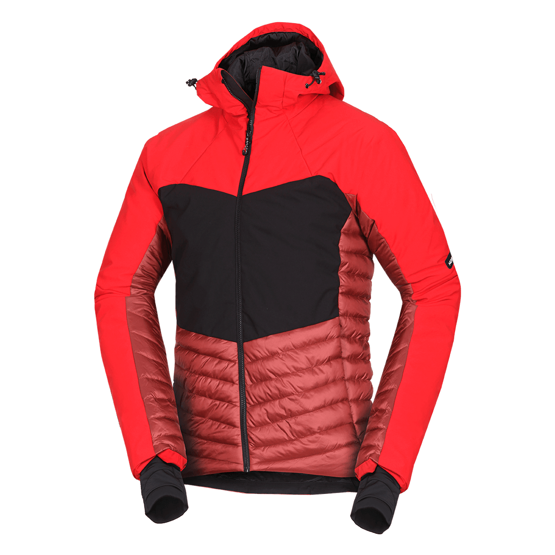 BU-5334OR men's outdoor hoody softshell hybrid jacket EMERYK
