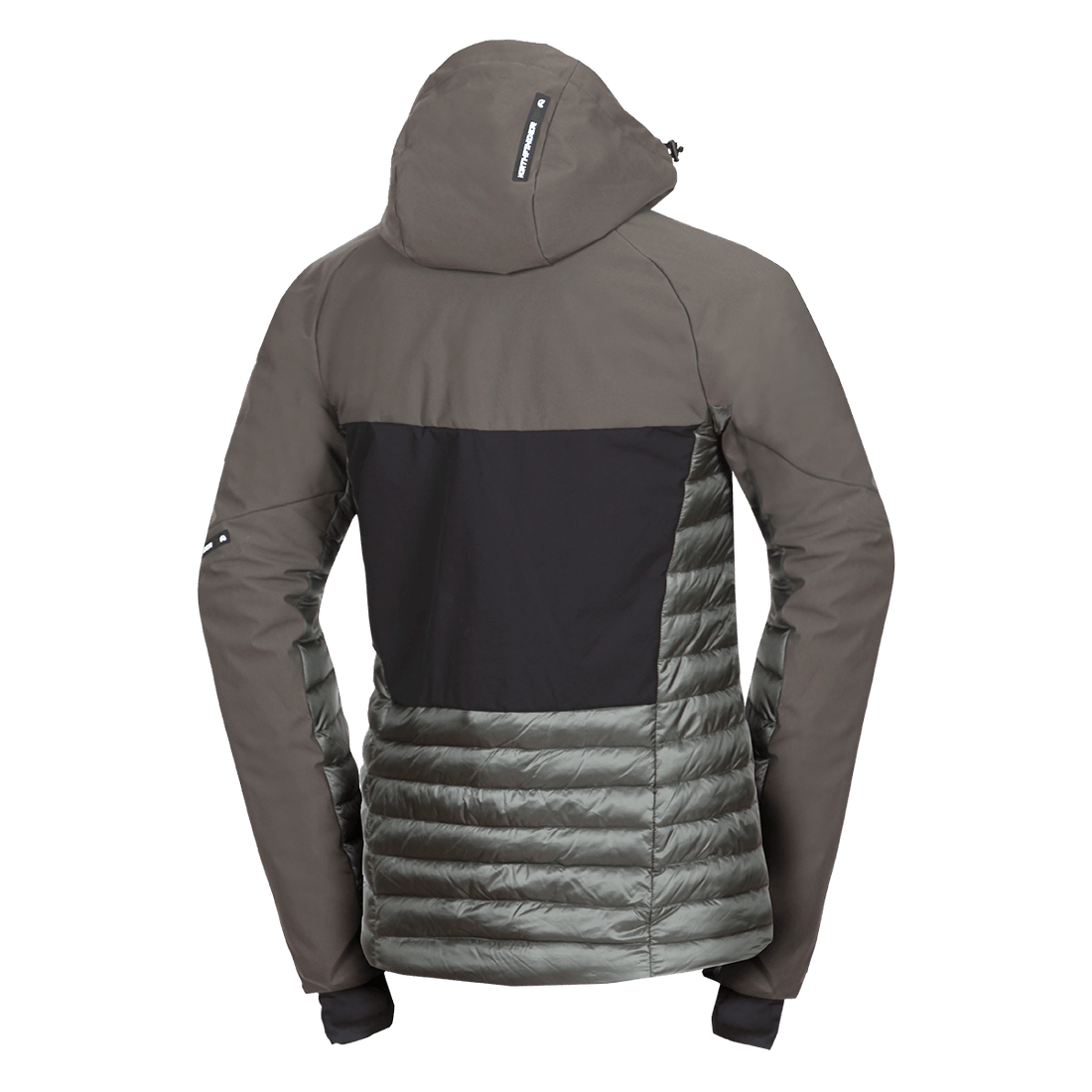 BU-5334OR men's outdoor hoody softshell hybrid jacket EMERYK