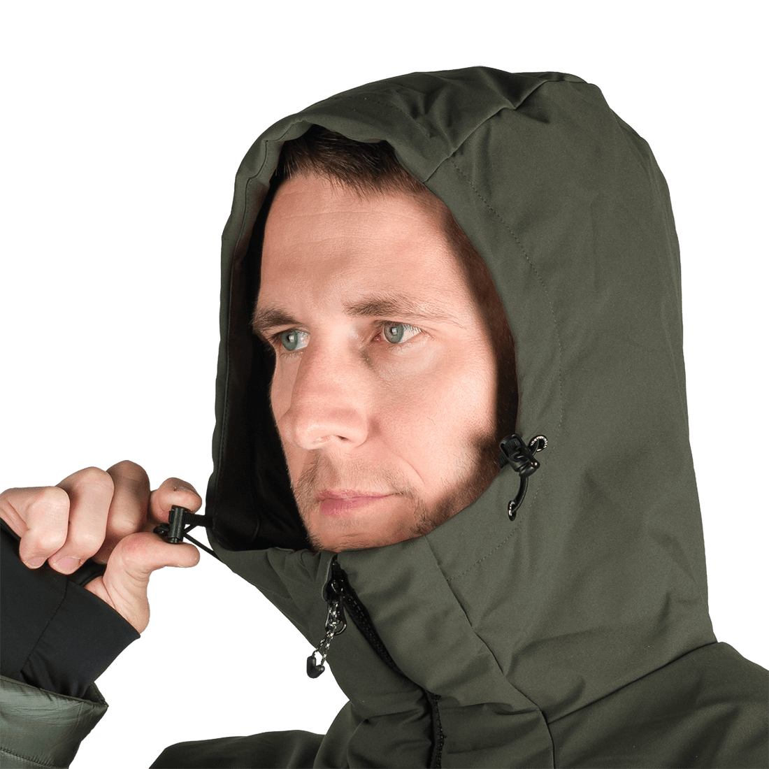 BU-5334OR men's outdoor hoody softshell hybrid jacket EMERYK