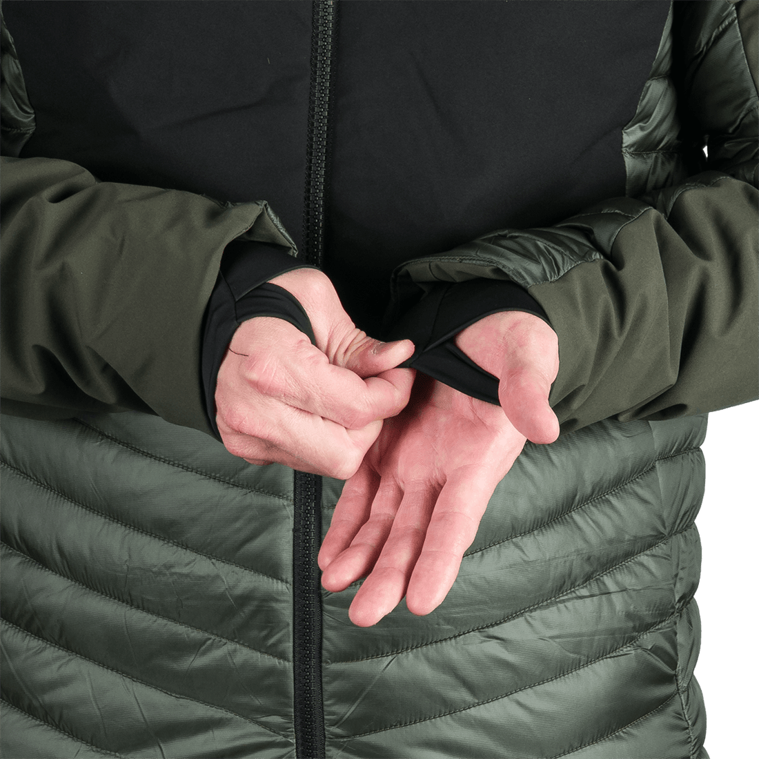 BU-5334OR men's outdoor hoody softshell hybrid jacket EMERYK