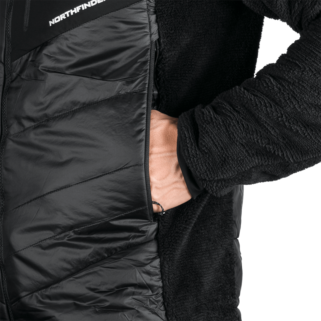 BU-5335OR men's hybrid outdoor jacket EMERYTH