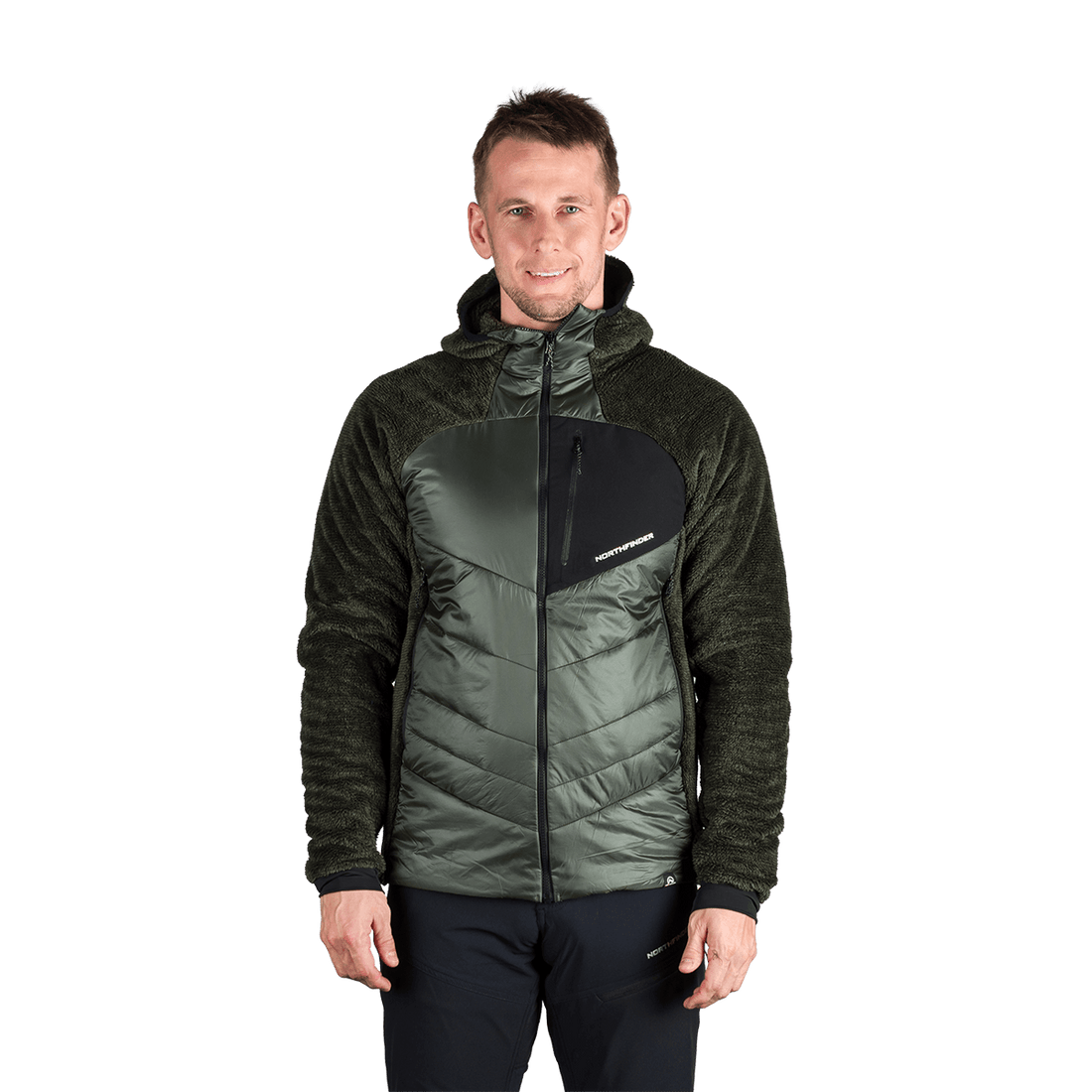 BU-5335OR men's hybrid outdoor jacket EMERYTH