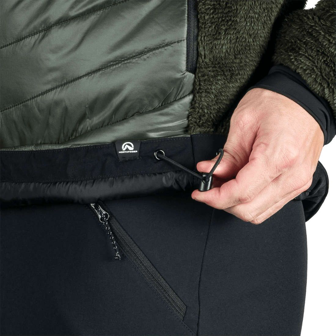 BU-5335OR men's hybrid outdoor jacket EMERYTH