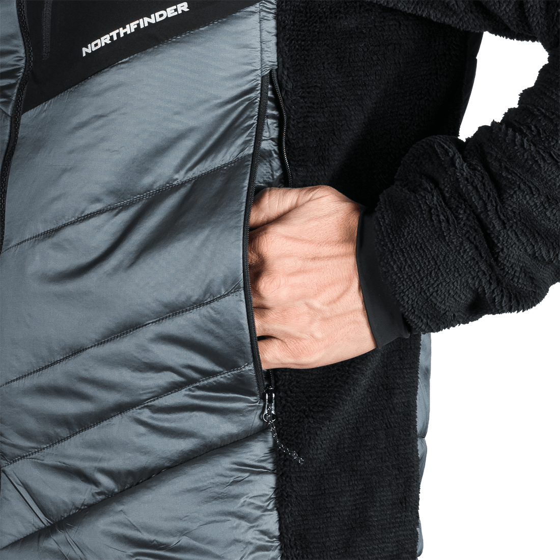 BU-5335OR men's hybrid outdoor jacket EMERYTH