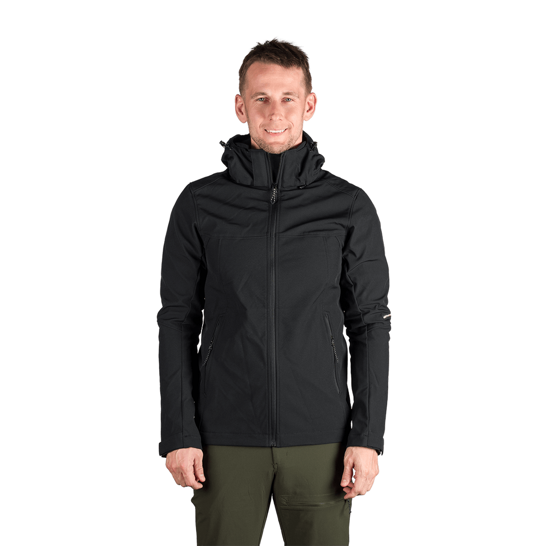 BU-5336OR men's travel softshell hood off jacket 3L ANTONI
