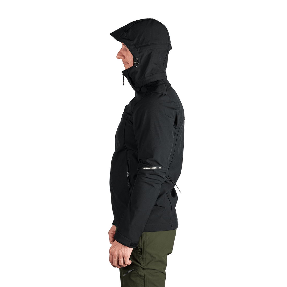 BU-5336OR men's travel softshell hood off jacket 3L ANTONI