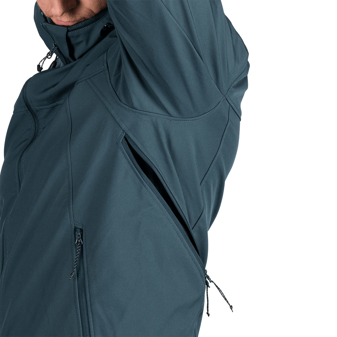 BU-5336OR men's travel softshell hood off jacket 3L ANTONI
