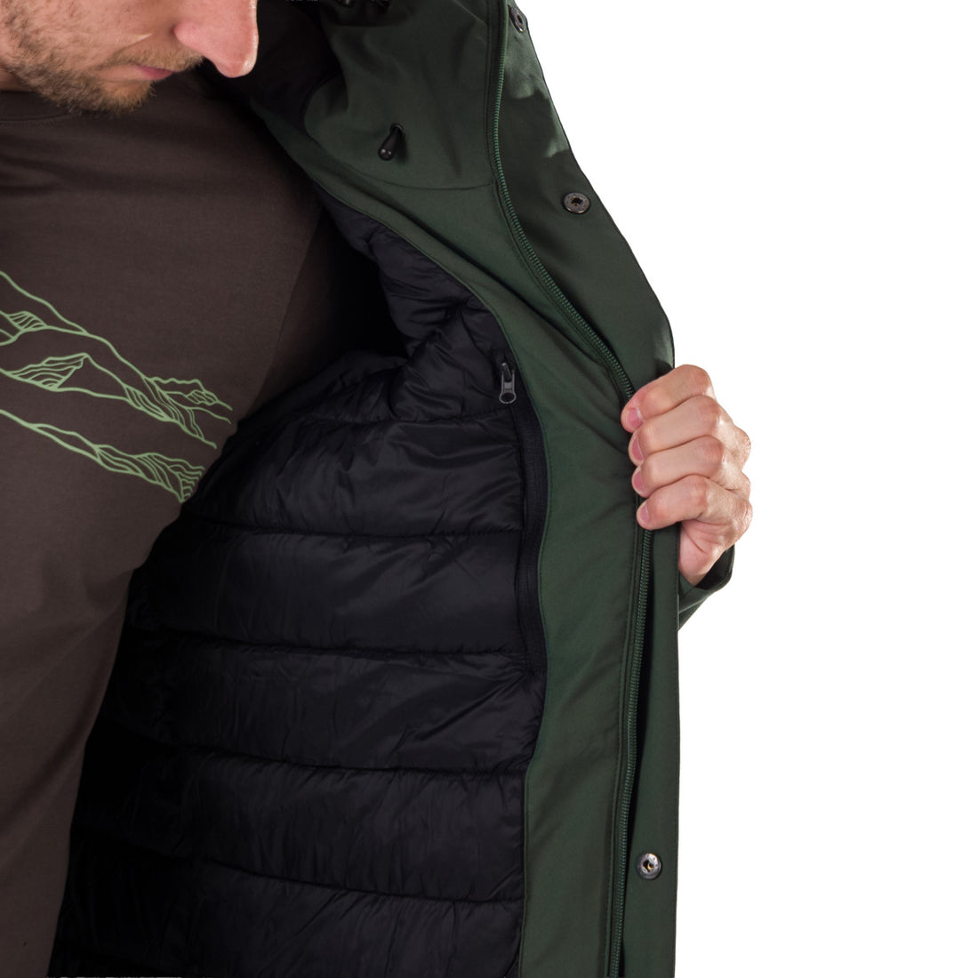 BU-5337OR men's urban comfort outershell 2L coat JAKUB