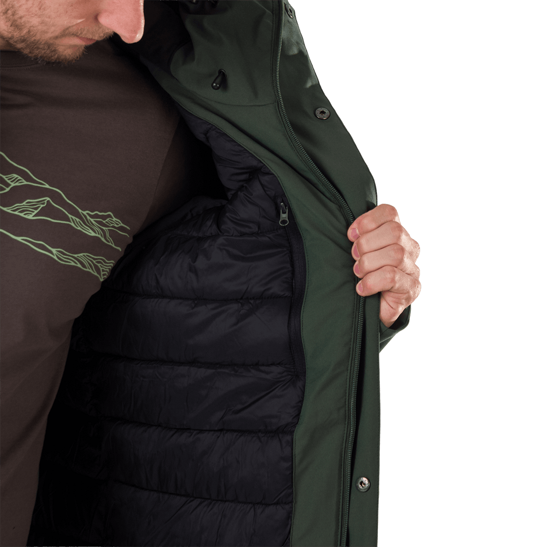 BU-5337OR men's urban comfort outershell 2L coat JAKUB
