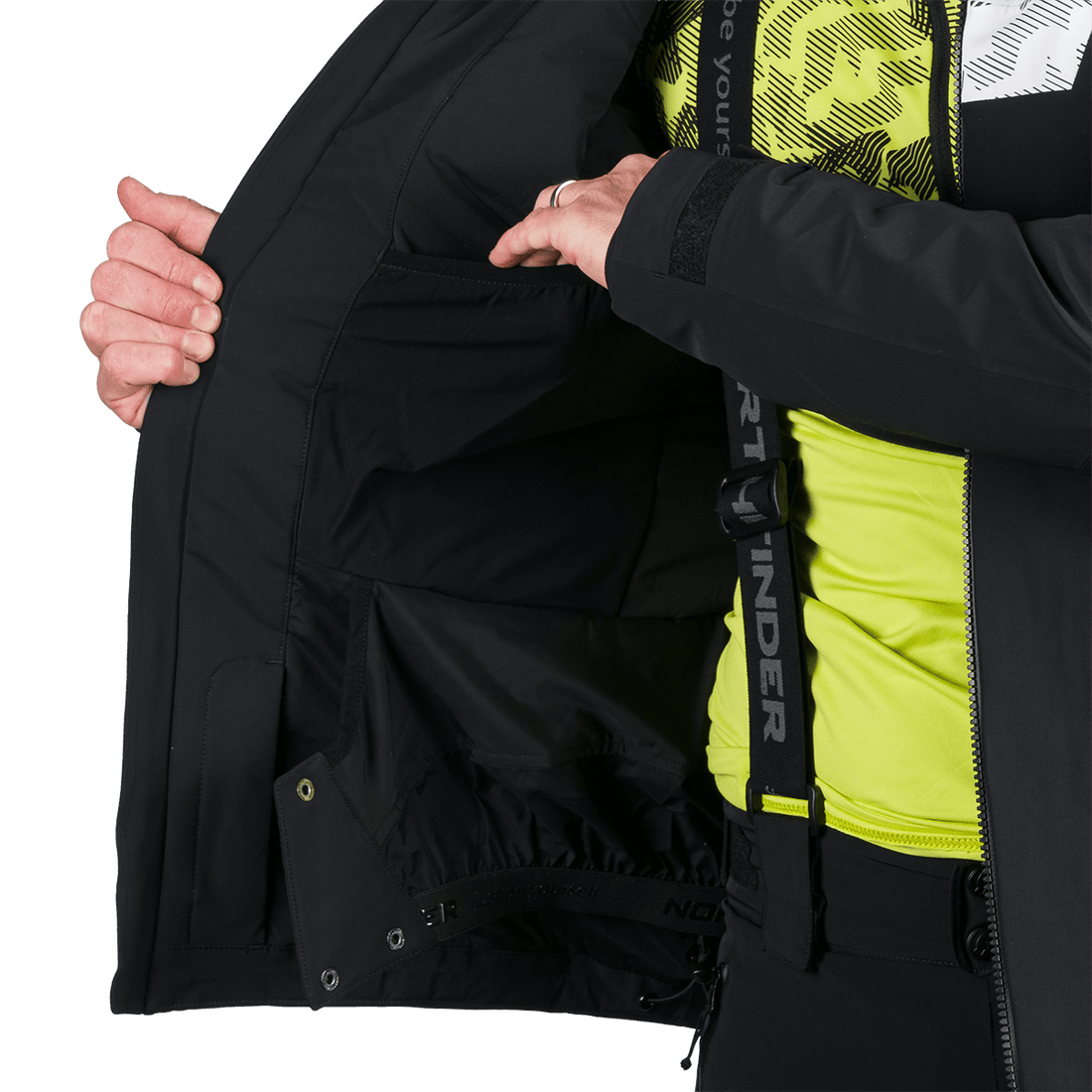 BU-5347SNW men's ski technical jacket fully featured VOLOS