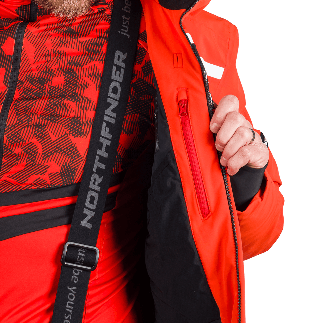 BU-5347SNW men's ski technical jacket fully featured VOLOS