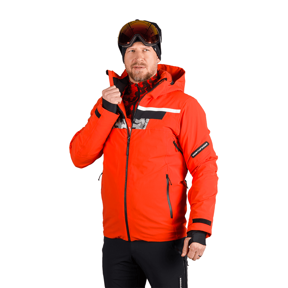 BU-5347SNW men's ski technical jacket fully featured VOLOS