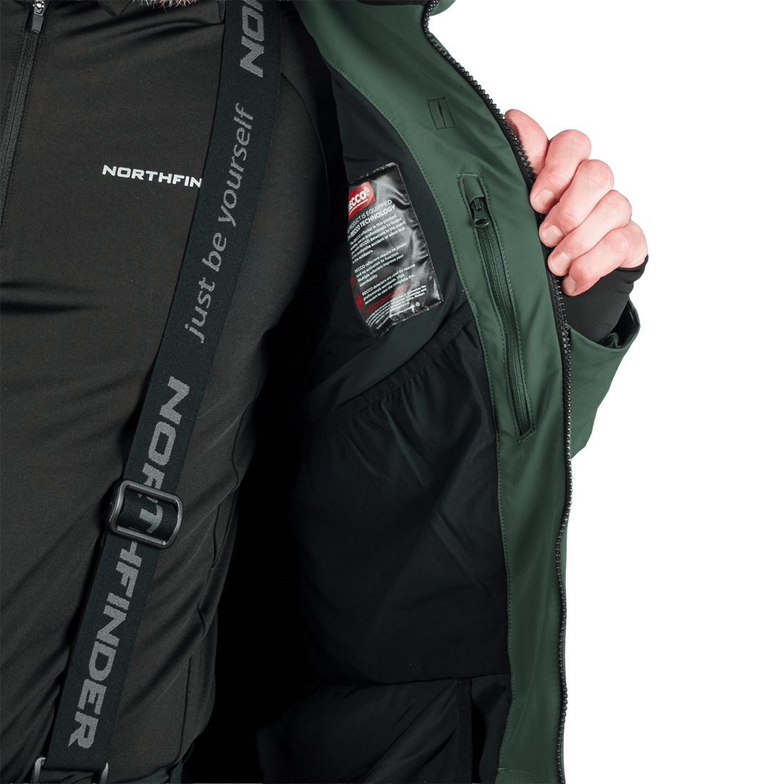 BU-5347SNW men's ski technical jacket fully featured VOLOS