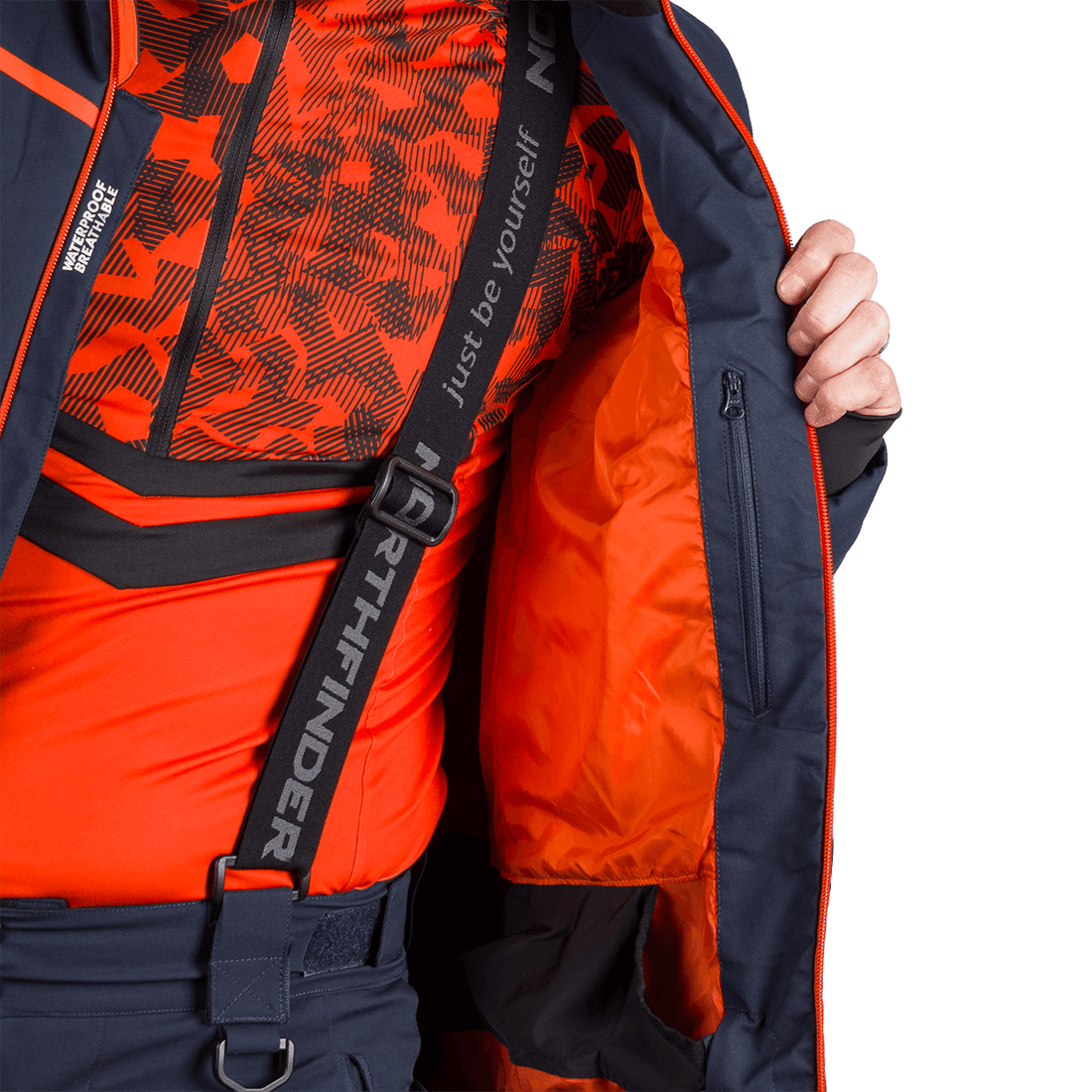 BU-5348SNW men's ski insulated comfort jacket YAROGNEV