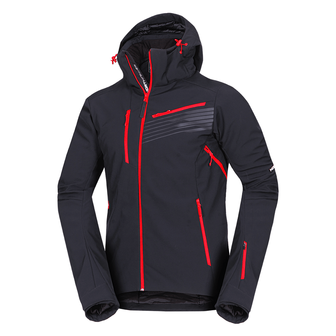 BU-5352SNW men's ski softshell insulated jacket BARTALAN