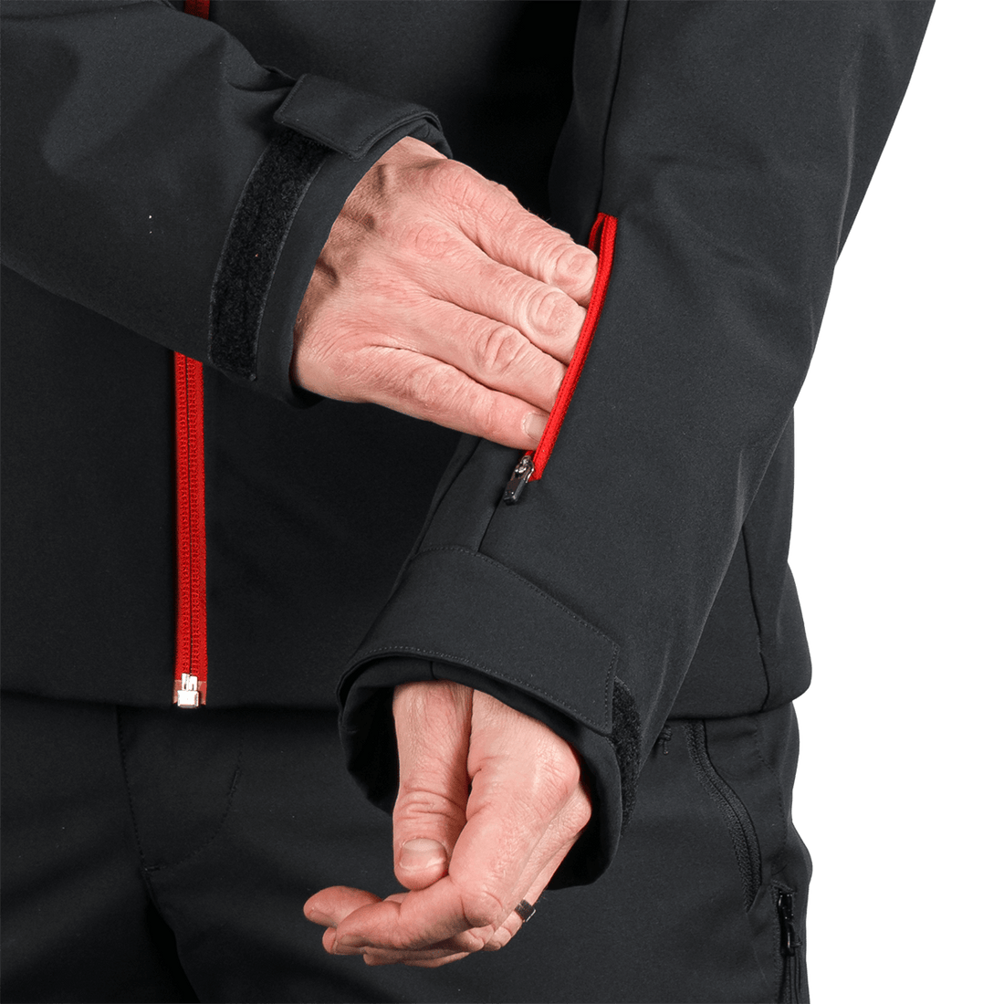 BU-5352SNW men's ski softshell insulated jacket BARTALAN