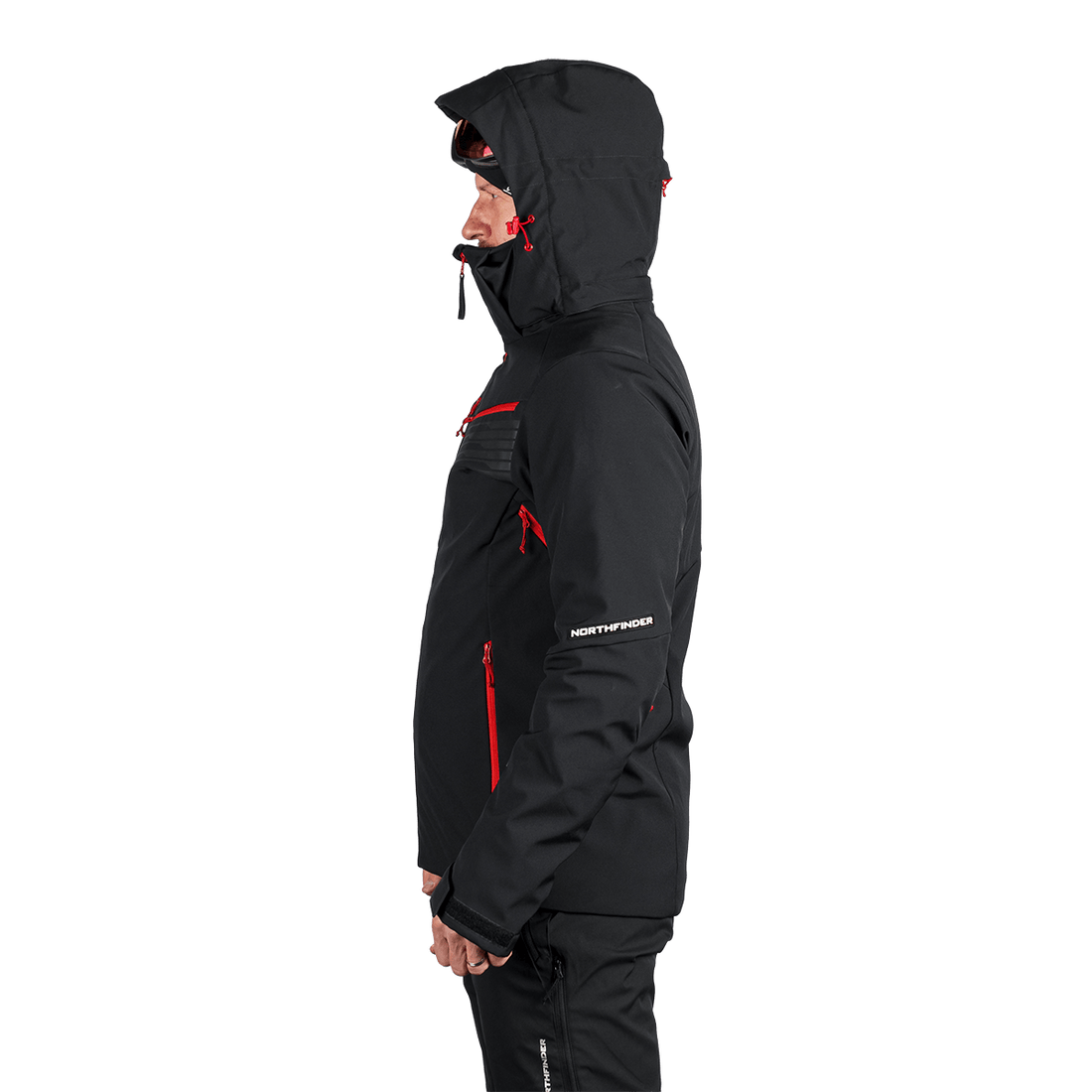 BU-5352SNW men's ski softshell insulated jacket BARTALAN