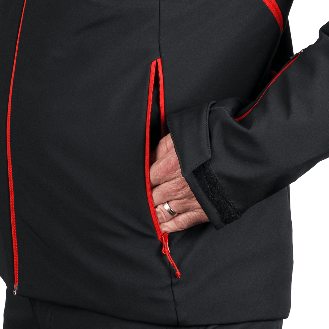 BU-5352SNW men's ski softshell insulated jacket BARTALAN