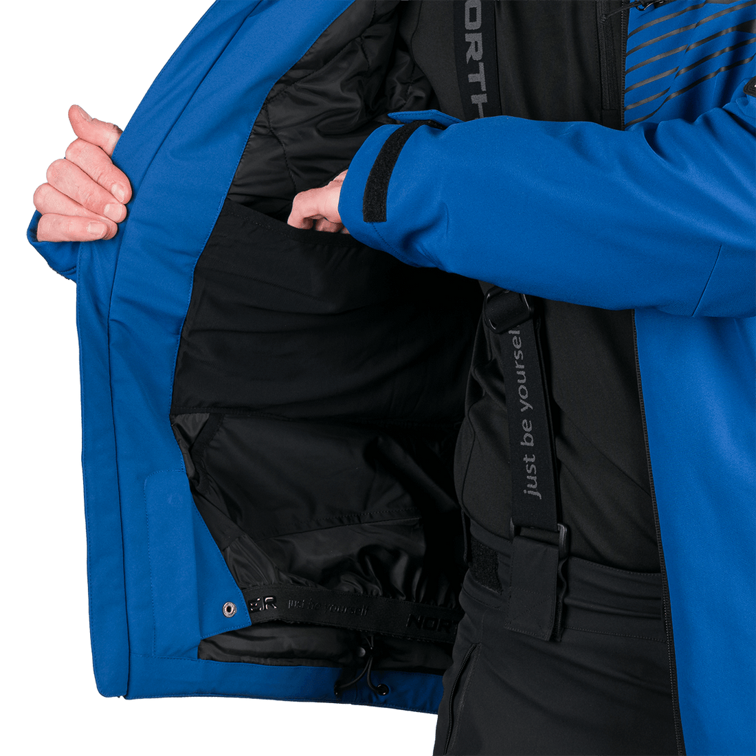 BU-5352SNW men's ski softshell insulated jacket BARTALAN