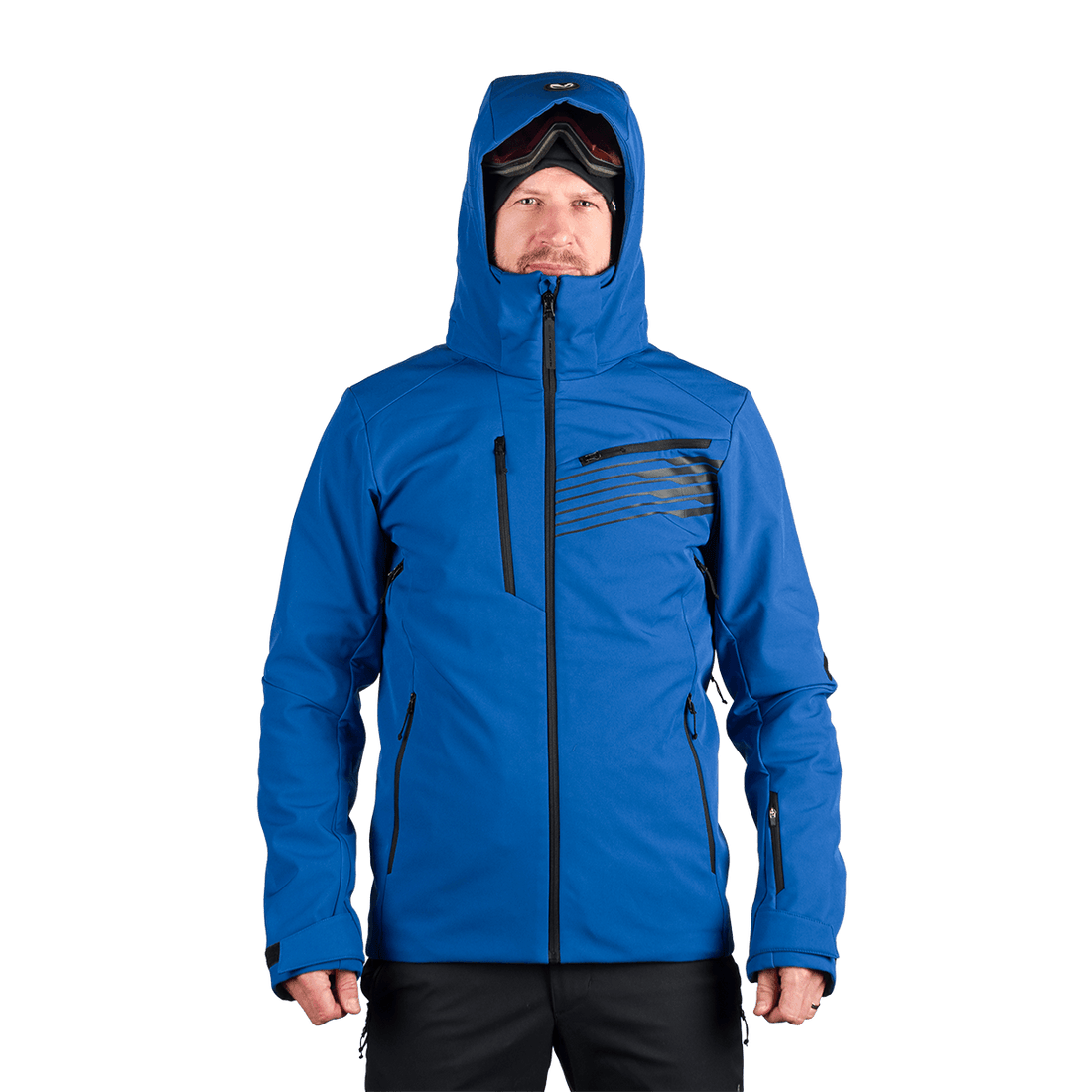 BU-5352SNW men's ski softshell insulated jacket BARTALAN