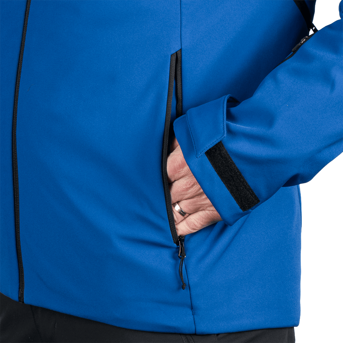 BU-5352SNW men's ski softshell insulated jacket BARTALAN