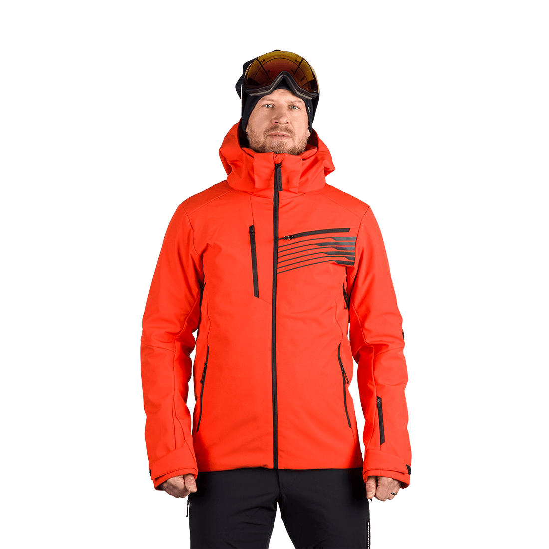 BU-5352SNW men's ski softshell insulated jacket BARTALAN