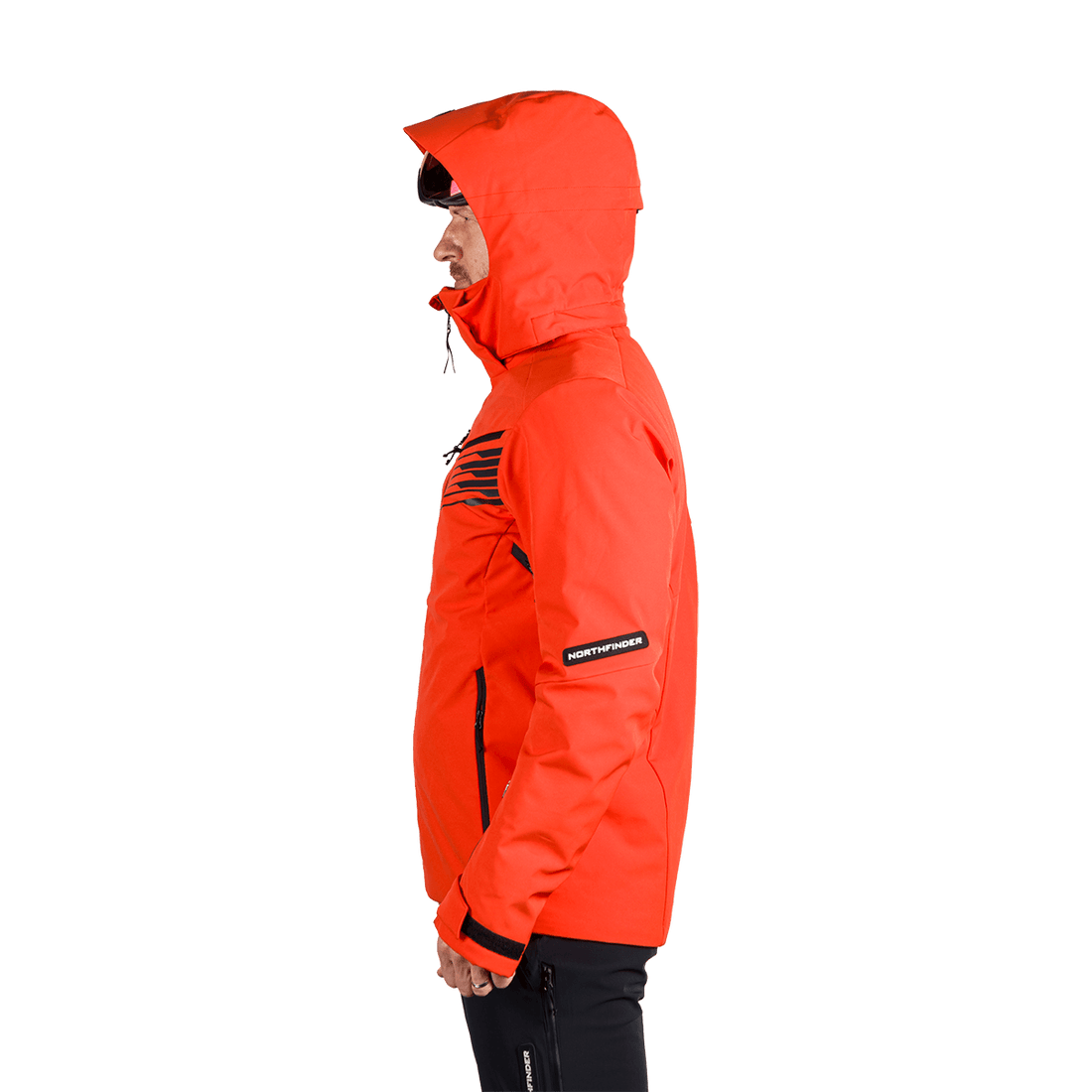 BU-5352SNW men's ski softshell insulated jacket BARTALAN